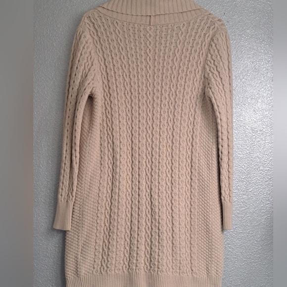 Leo & Nicole Beige Sweater Coat/Cardigan Size M - Picture 10 of 14